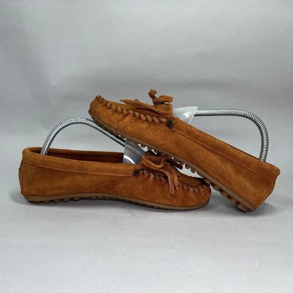Minnetonka Women's Size 8 Kilty Soft Suede Leather Moccasins - Picture 7 of 11